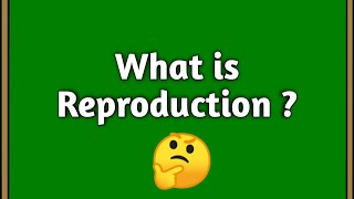 What is Reproduction l How l Types of Reproduction [upl. by Naaitsirhc57]