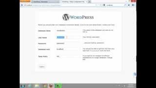 how to install wordpress in appserv [upl. by Matejka]