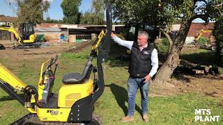 Excavator Review Yanmar SV08  The Narrowest Micro Excavator On The Market [upl. by Llevaj]