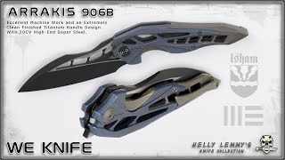 WE Knife Arrakis 906B Elijah Isham [upl. by Ahsilam]