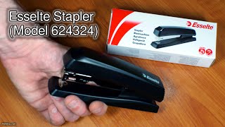 Esselte Stapler Model 624324 [upl. by Nomannic]