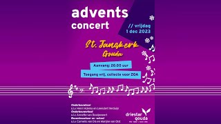 Adventsconcert door leerlingen van De Driestar vanuit de St Jan in Gouda [upl. by Gainer]