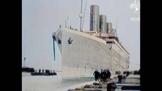 60 fps 1080p stabilized color Titanic and Olympic real footage [upl. by Nnybor]