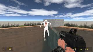 SCP 096 and SCP 096 paradox and SCP 173  s CHAOS in MAZEGARRYS MOD SANDBOX [upl. by Ainerbas]