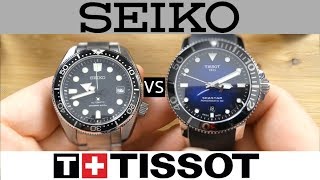 Seiko SBDC061 vs Tissot Seastar 1000 which is the better diver [upl. by Enywtna]