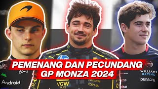 DIA MENANG DI MONACO DIA MENANG DI MONZA PEMENANG DAN PECUNDANG GP ITALIA 2024 [upl. by Adna]