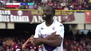 Highlights Salernitana vs Fiorentina 33 Dia 3 Gonzalez Ikone Biraghi [upl. by Naltiac]