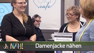 oh NÄH – DamenSweatjacke von Fadenkäfer nähen Aufz v 01022019 [upl. by Ahsillek]