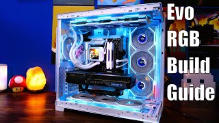 How to build Lian Li Evo RGB with TL LCD fans and more detailed PC build guide [upl. by Mathew]