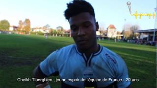 Interview de Cheikh Tiberghien jeune espoir de léquipe de France 20 ans [upl. by Lajes588]