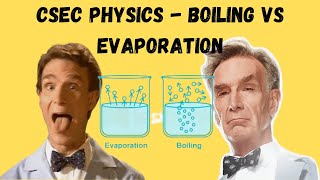 Boiling vs Evaporation  CSEC Physics [upl. by Nada]