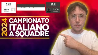 CAMPIONATO ITALIANO A SQUADRE 2024 PERFORMANCE DA 2300 [upl. by Lladnik613]