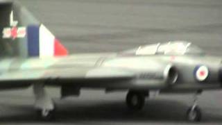 RC GLOSTER JAVELIN FIRST LANDING AT RAF SCAMPTON [upl. by Coh]