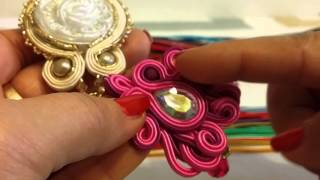 DIY  Come indurire le piattine per Soutache  con la schiuma per capelli Pantene [upl. by Avigdor]