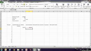Créer un tableau de remboursement demprunt sur Microsoft Excel [upl. by Timus]