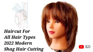 Haircut any hair type  SHAG Hair Trends  Coupe de cheveux [upl. by Myrilla877]