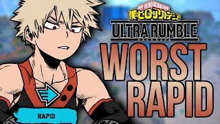 Is Bakugou The WORST RAPID In My Hero Ultra Rumble [upl. by Soilissav823]