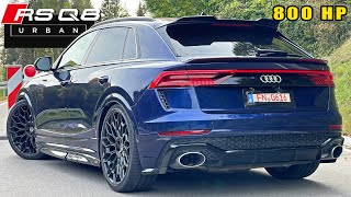 800HP AUDI RSQ8 Urban LCE  REVIEW on AUTOBAHN [upl. by Shelly]