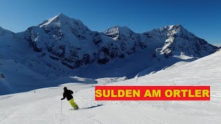 Legendäre Schöntauf Talabfahrt Sulden am Ortler Dezember 2019 MadritschVinschgau Südtirol [upl. by Hsu]