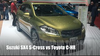 Suzuki SX4 SCross 2016 vs Toyota CHR 2016 [upl. by Bolte66]