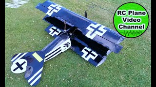 Fokker DR1  CY Model  1530mm  RCV 60SP  MSG Stiftland  Günter HD [upl. by Wettam]