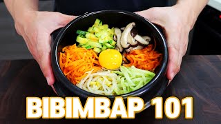 How to Make Bibimbap amp Dolsot Bibimbap Korean Rice Bowl [upl. by Ontine955]