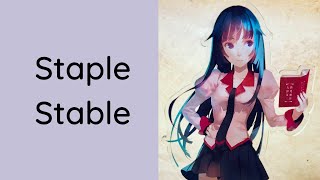 Fingerstyle Guitar Staple Stable 化物語OP 戦場ヶ原ひたぎ [upl. by Llerref86]