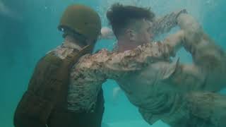 Marine Corps Instructor of Water Survival Course [upl. by Urson]