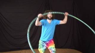 Hula Hoop Dance for Beginners Hoop Size Makes A Difference [upl. by Cis71]