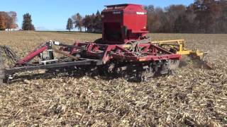 Cover crop planting using an implement mount airseeder [upl. by Kaycee]