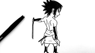 Comment dessiner Sasuke Chibi [upl. by Airad]