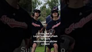 Ambidextrous Pitcher OffDay Throwing ambidextrouspitcher 44pro pitcher baseball [upl. by Anirpas]