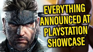 Everything Announced at the PlayStation Showcase 2023 [upl. by Jephum]