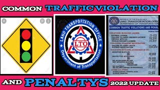 Lto Violations And Penalties2023 Update  HIMBABAY MOTOVLOG [upl. by Nnylorac]