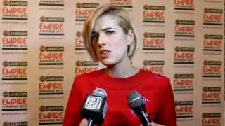 Jameson Empire Awards 2012  Agyness Deyn Interview [upl. by Nylacaj43]