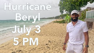 Negril Jamaica  Real Time Hurricane Beryl Updates [upl. by Alieka]