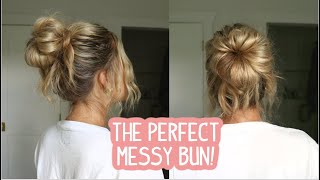 POV YOU FOUND YOUR GOTO MESSY BUN TUTORIAL Summer Hairstyle  Boho  Short Medium Long Hair [upl. by Stoll987]