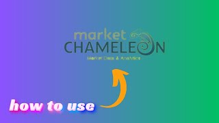 Market Chameleon’s AttheMoney Option Straddle Screener A StepbyStep Guide [upl. by Georgeanne677]