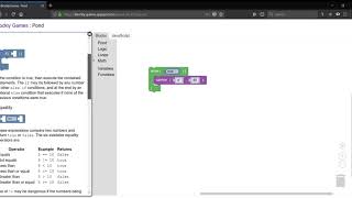 Blockly Games Pond 池塘 [upl. by Nnylaj]