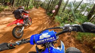 CRF250R vs YZ250F [upl. by Arezzini]