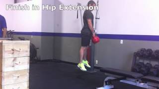 Kettlebell Deadlift Jumps [upl. by Yelyab]