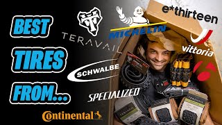 The Best MTB Tires NOT from Maxxis  Schwalbe Michelin Continental Teravail e13 WTB [upl. by Demaggio]