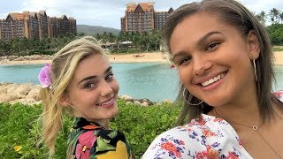 Meg Donnelly and Lela B  Day In The Life at Aulani  Radio Disney [upl. by Meuse393]