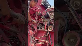 Agricultural machinery tension pulley repair process [upl. by Sammons]