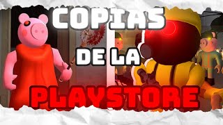 Jugando COPIAS de PIGGY de la PLAY STORE [upl. by Nunes416]