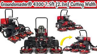 Ground Master 4300 ToroGroundsmaster® 4300 75ft 23m Cutting Width [upl. by Prior]