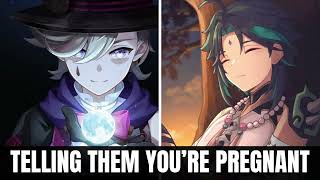 Telling them youre pregnant  genshin impact x listener asmr [upl. by Barnabe9]