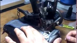 Serger Overlock Rimoldi Stella Zb sewing machine how to jeans [upl. by Sadira]