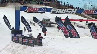 Snocross Round 16 Pro Highlights  Duluth MN Race 1 of 2 [upl. by Briney]