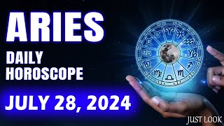 Aries Daily Horoscope Today July 28 2024 [upl. by Most740]